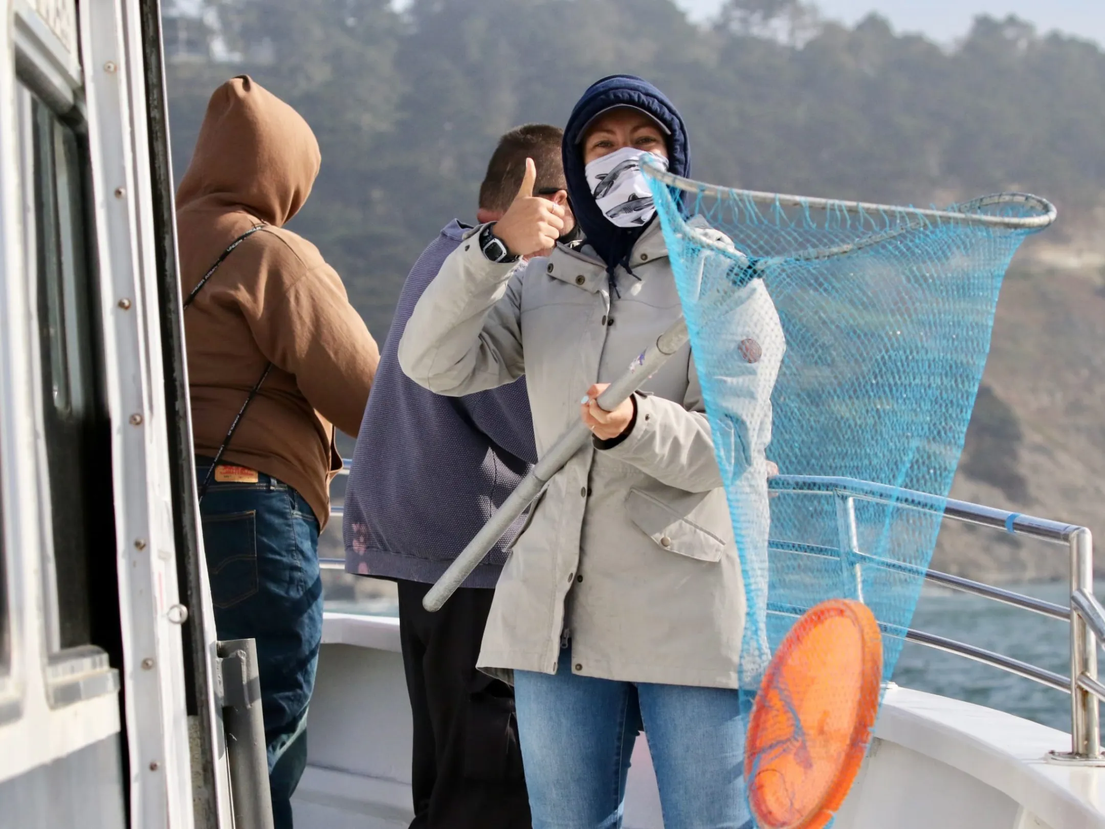 a person talking on a cell phone